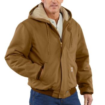 Carhartt 101621 FR Brown Duck Quilt Lined Jacket