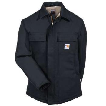 Carhartt 101618BLK Flame Resistant Quilt Lined Traditional Duck Coat