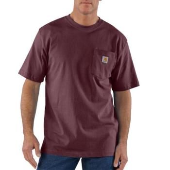 Carhartt K87 Port Color Loose Fit Heavy Weight Short Sleeve Pocket T-Shirt 